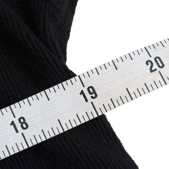 Evereve Zoey Rib Inset Hoodie (Black) - Size Small - Picture 9 of 10